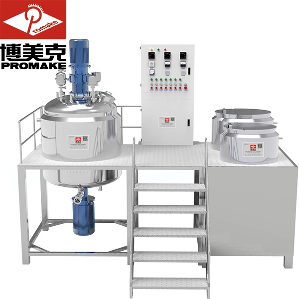 500L-High Quality New Industrial Vacuum Mixer Emulsifying High Shear Homogeneous Emulsifying Machine