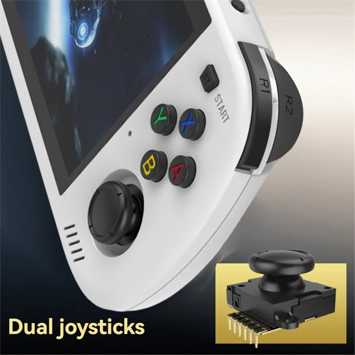 R36H PRO MAX Console per videogiochi portatile retrò Schermo da 4,2 pollici 64 GB 15000 + giochi WiFi Linux Supporta oltre 10 emulatori Nero