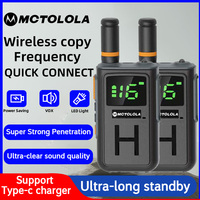 MCTOLOLA Mini Radio With Usb Charging Lcd Display for Outdoor Hotel Restaurant Property Security Patrol Handheld Radio