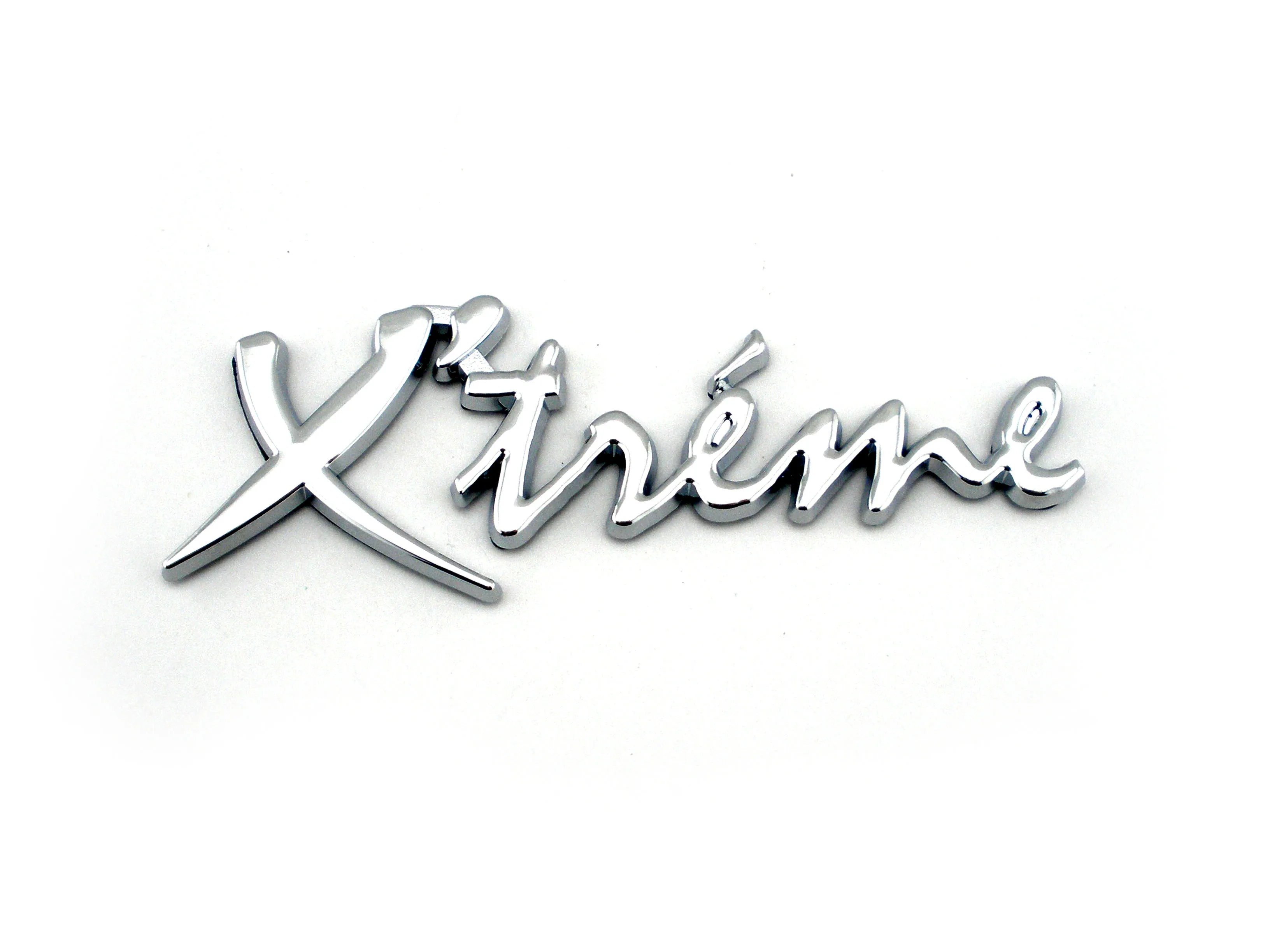 

1 PCS DIY Chrome 3d ABS XBTIEME Car Sticker Accessories LOGO for All