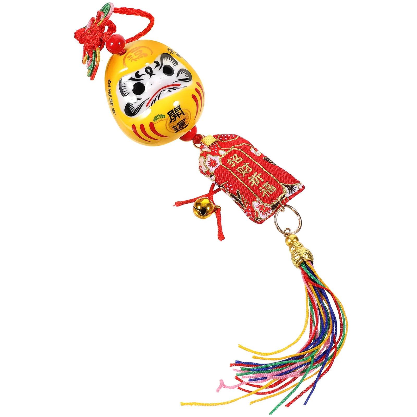 

Ceramic Hanging Charm Pendant Car Decor Home Bell Japanese-Style Wind Chime Japanese Amulet