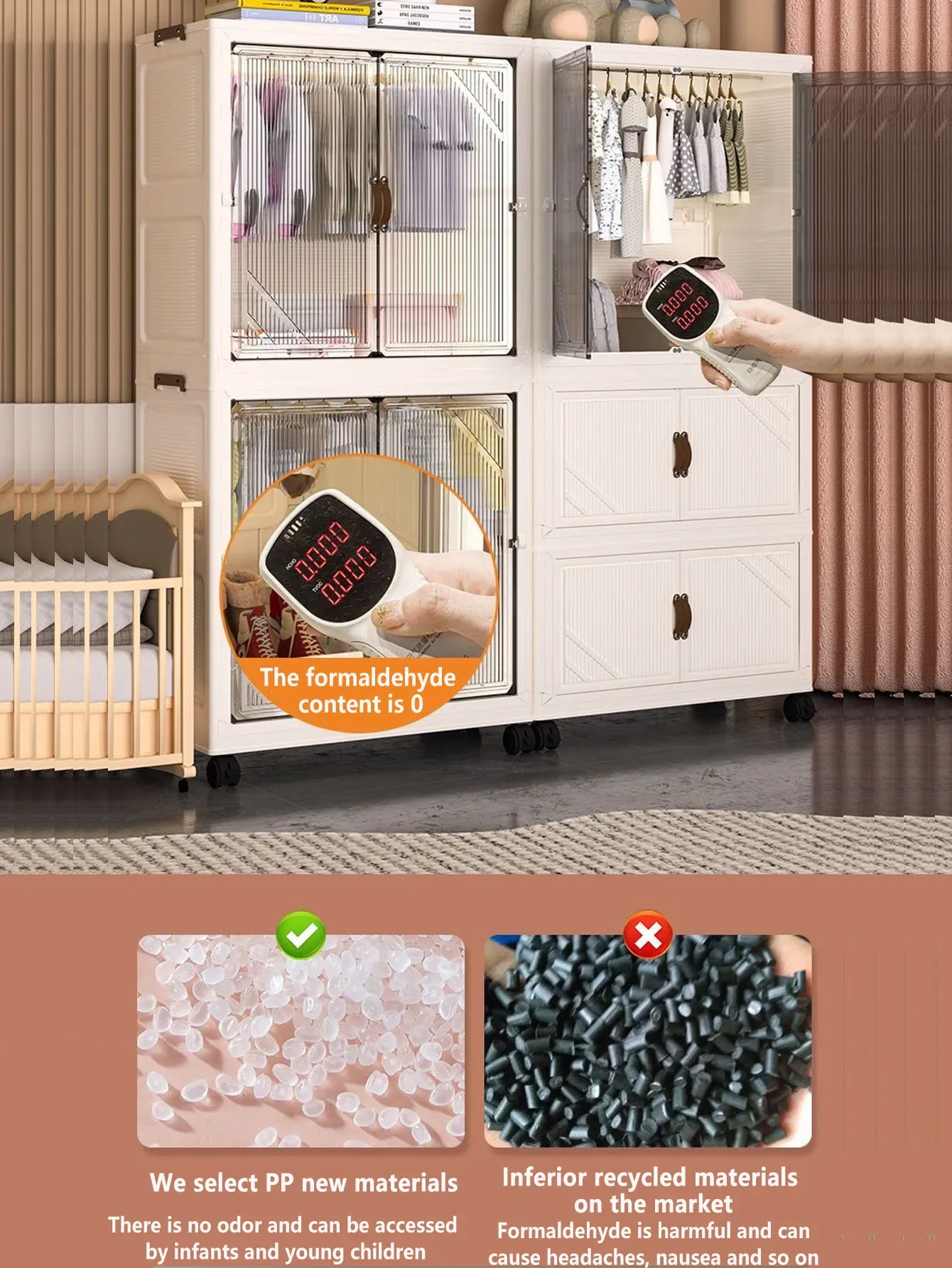 Easy-to-Install Multi-Scene Closet Organizer Dustproof Storage Box Wardrobe Solution for Home Organization