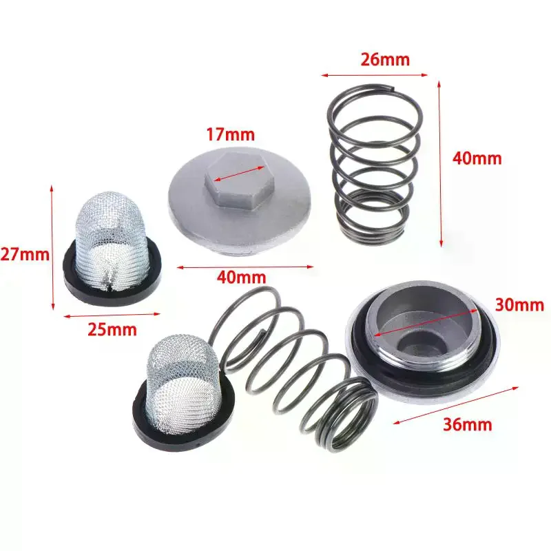 GY6 50cc to 150cc Replacement Engine Plug and Oil Filter Drain Kit Enhanced Performance for Scooter
