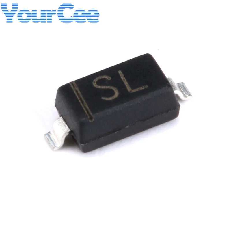 50pcs B5819W SL B0530W SE B5817W SJ B0520LW SD BAT43W S8 SD103AW S4 SOD-123 SMD Schottky Diode