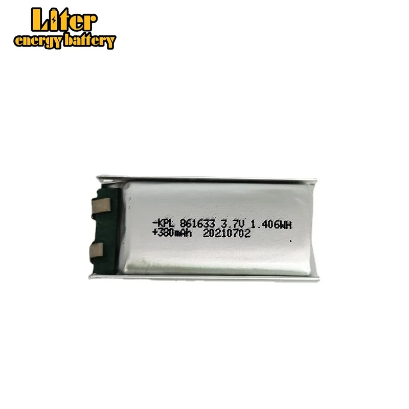 Lithium cobalt oxide battery 4.2V atomizer electronic cigarette 3A discharge 861633 square li-polymer wholesale