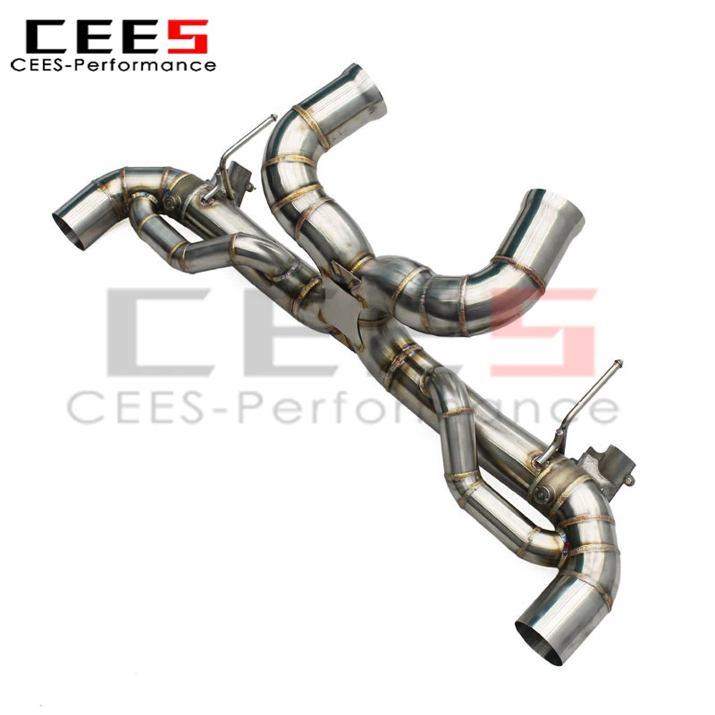 CEES Catback Exhaust Pipe Muffler for Mclaren GT 4.0T 2019-2023 Racing Stainless Steel Exhaust with Electronic/OEM Valve System