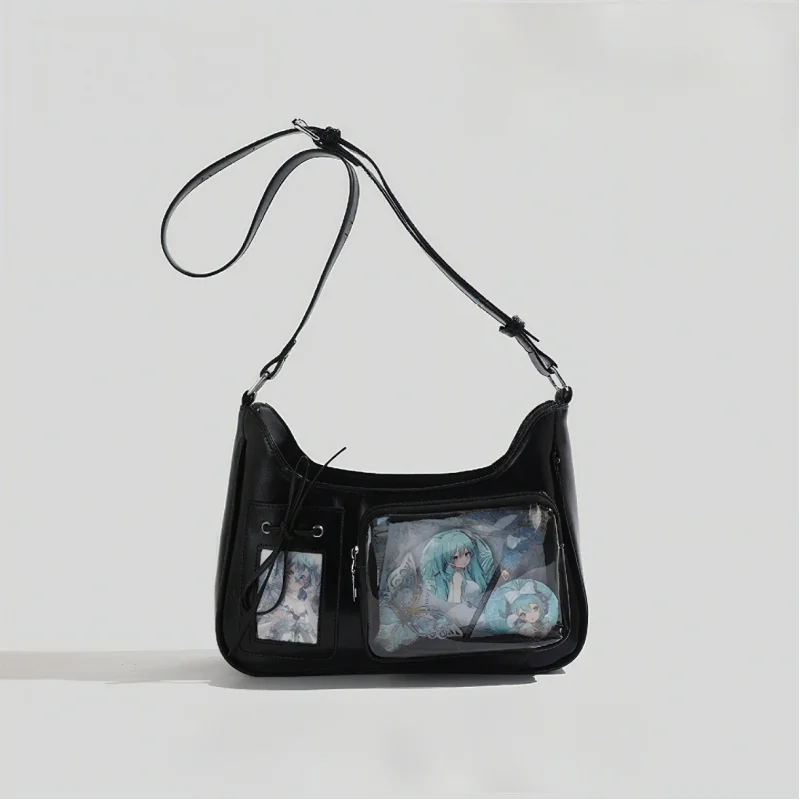 

2026 Kawaii Japanese Anime Ita Bag Crossbody Purse Clear Window Display Handbag