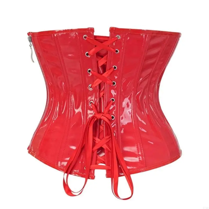 72XE Underbust Corset Palatial Print Shapewear Corselet Slimming Bustier