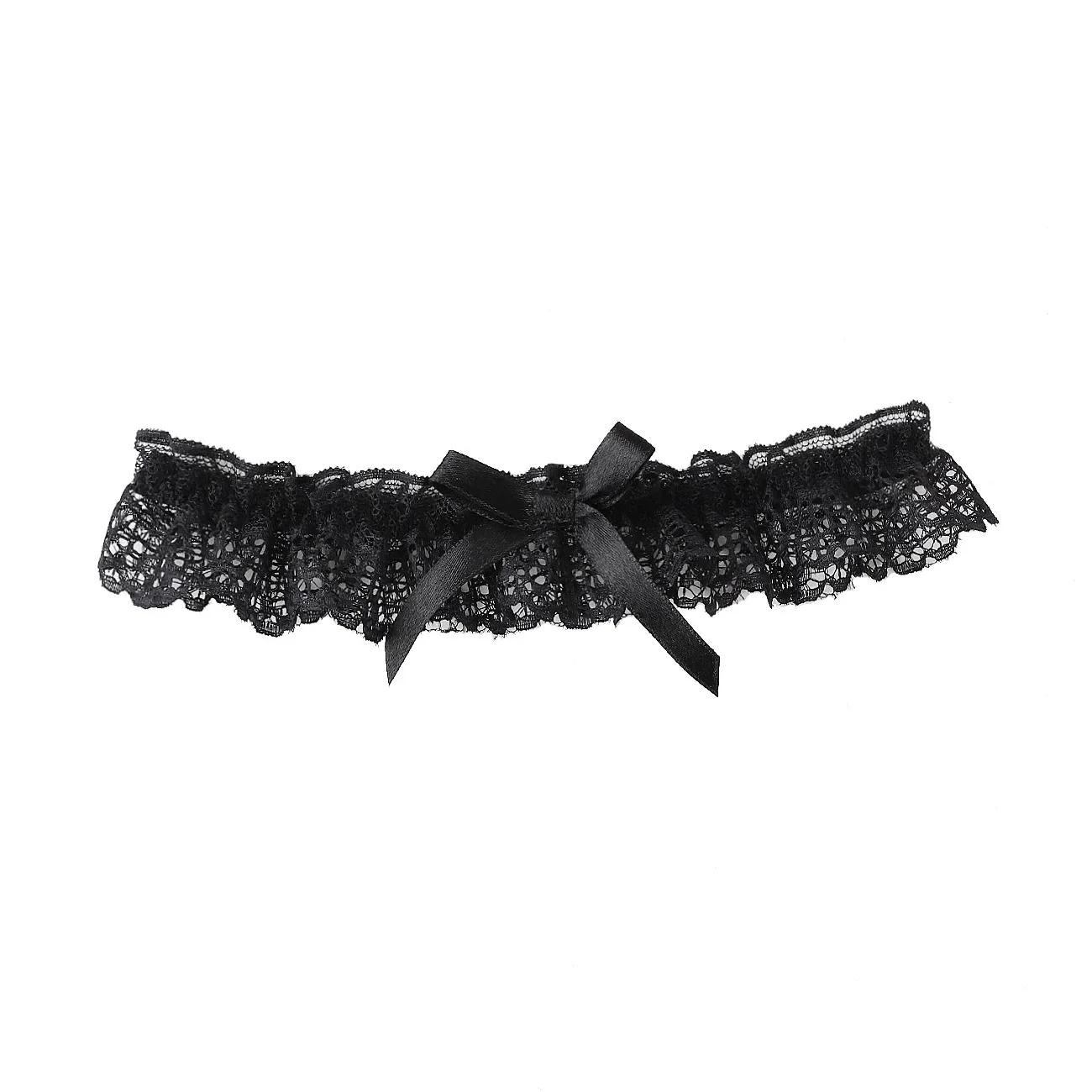 Kobiety Seksowna kokardka Koronkowy pierścionek na nogę Bielizna Kwiatowe podwiązki Pasek kokardka Pętla na nogę Ślubna ślubna Cosplay Lolita Girl Stocking Suspender