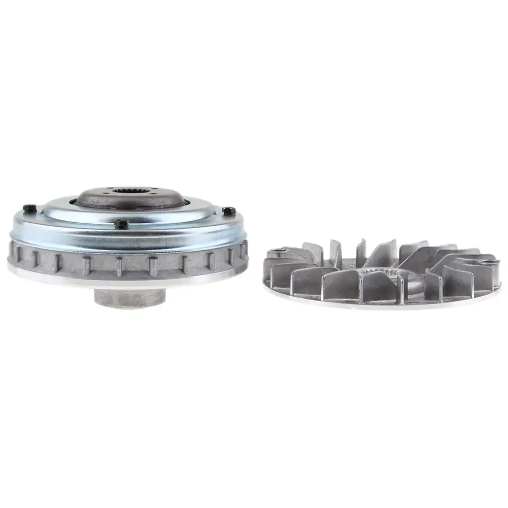Front Variator Clutch Driver Assembly Silver Metal Kit for 400cc ATV Quad Reliable Fitment