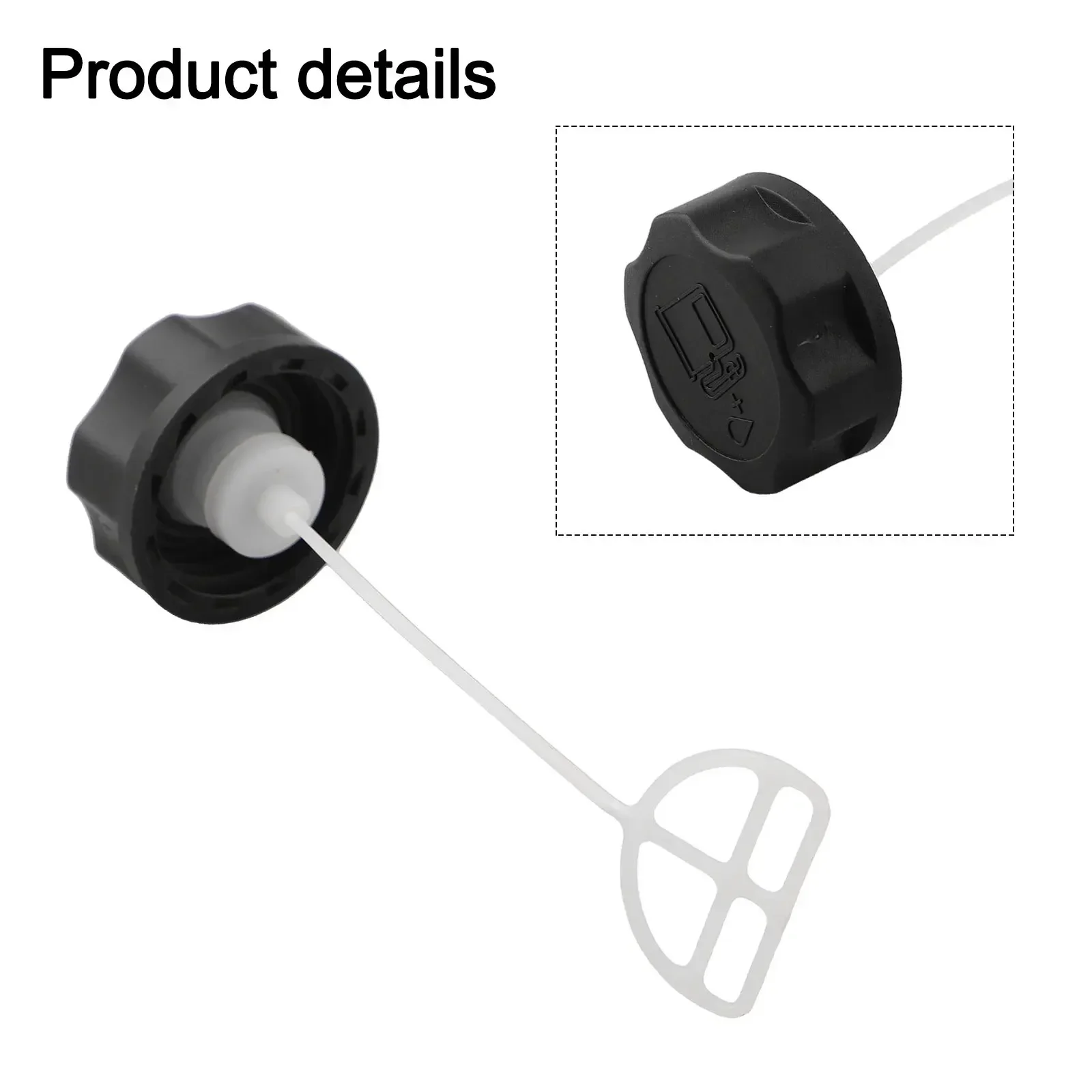 

Fuel Tank Cap for Multitool Brush Cutter Hedge Cutter Compatible with 43cc 49cc 52cc 55cc Petrol Scooter and Garden Tool Engines