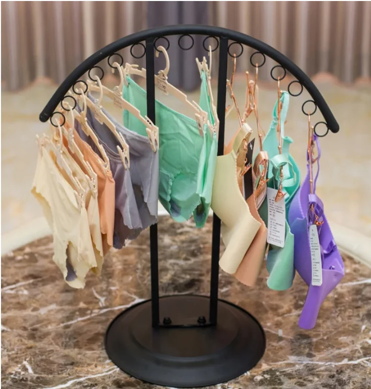 

Underwear store shelf bra rack home iron underwear rack clothing store jewelry rack display rack