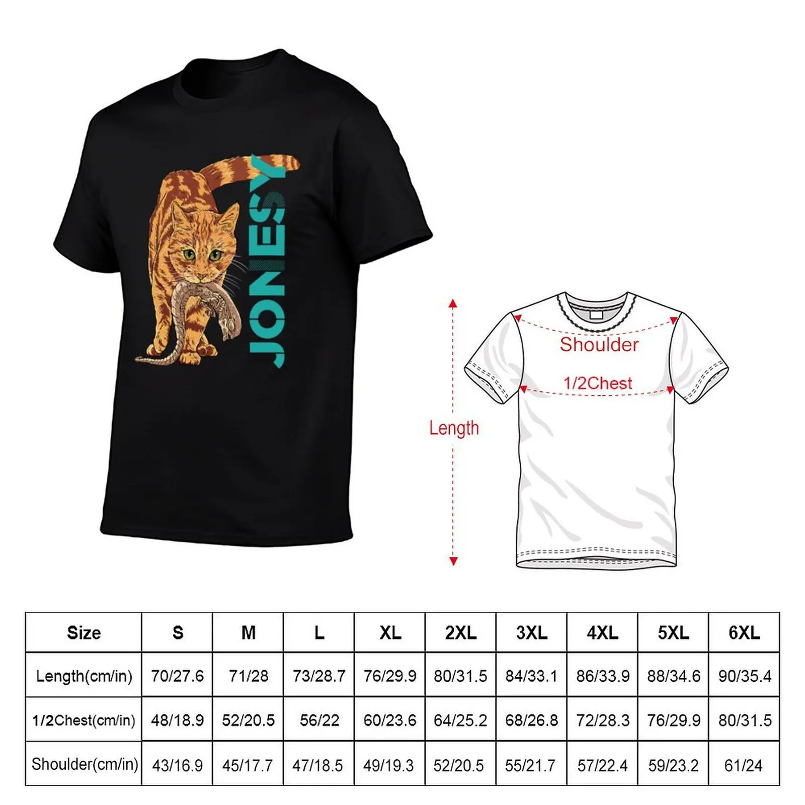 Jonesy T-Shirt anime tshirt anime graphic t shirt vintage new edition Men's t-shirts