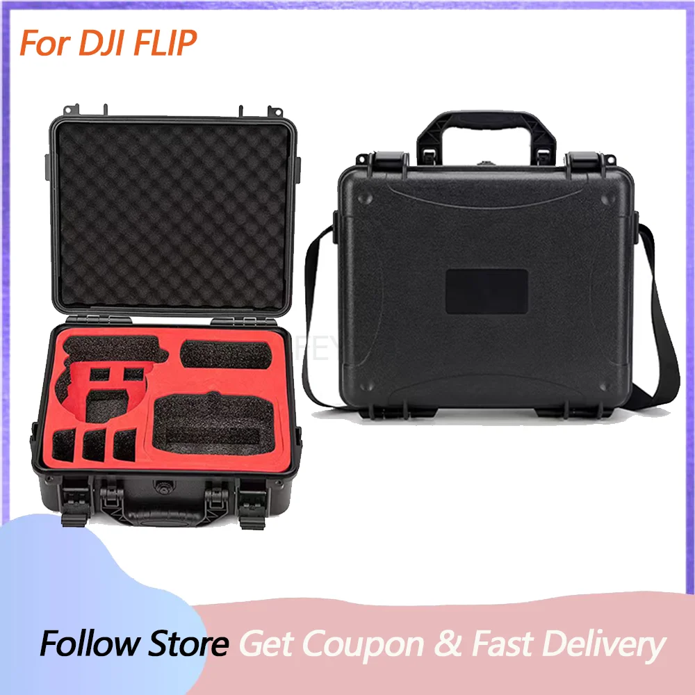 صندوق تخزين مقاوم للماء لـ DJI Flip Fly المزيد من كومبو صندوق مقاوم للانفجار لـ DJI Flip RC 2/RC-N2 ملحقات طائرة بدون طيار للتحكم عن بعد #1