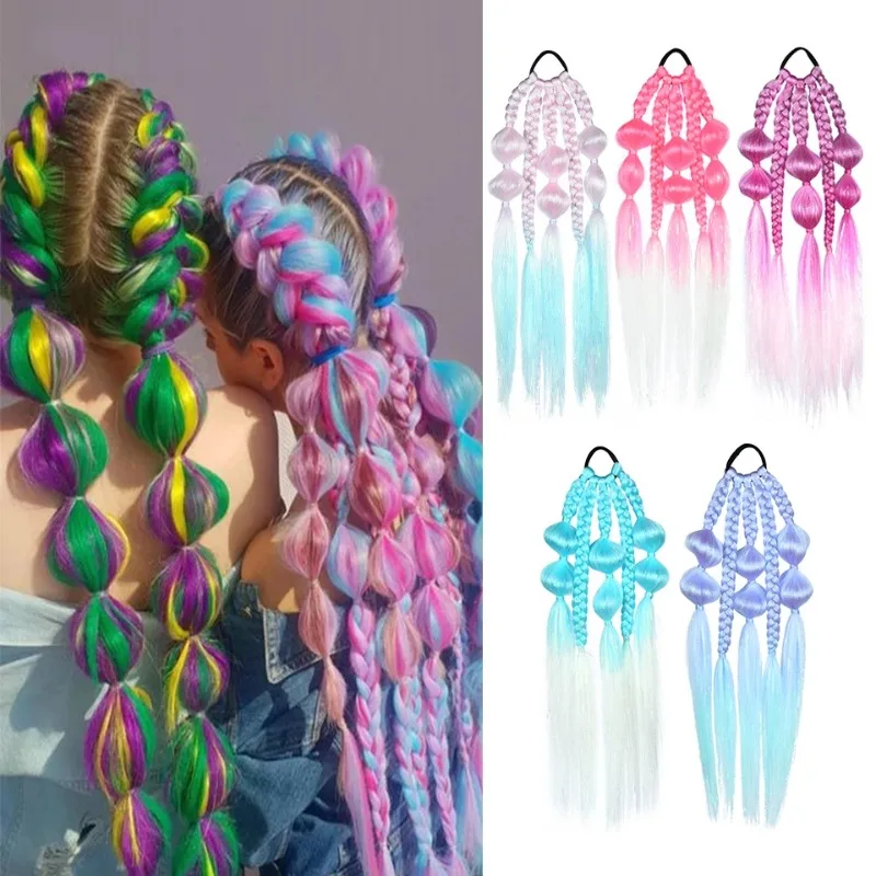 Bubbles Jumbo Braid Synthetic Kanekalon Hair Tinsel Wire Extension Twist Braid Bulk Wholesale