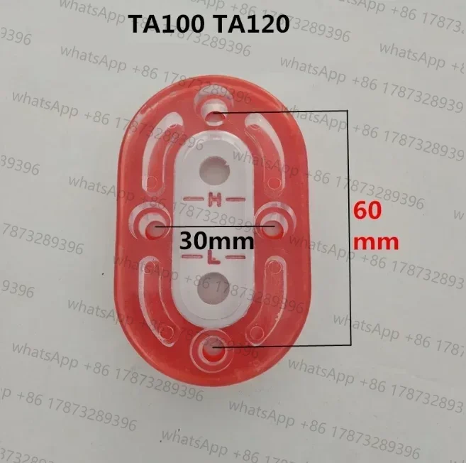 Oil level gauge for oil sight glass of screw air compressor  TA100 TA120 Elliptical oil indicator gauge 30*60mm