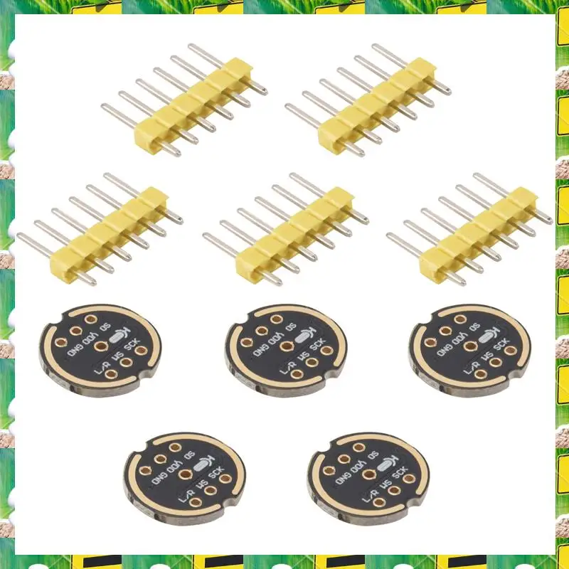 3C Electron 5Pcs INMP441 Omnidirectional Microphone Module MEMS High Precision Low Power I2S Interface Support ESP32,5Pcs INMP44