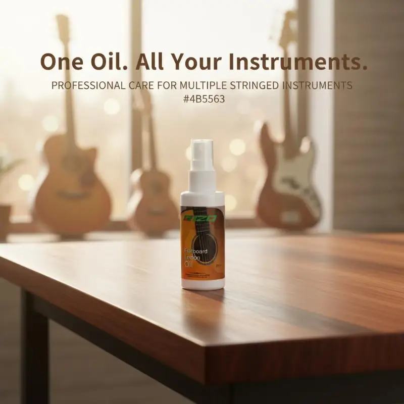 #@Lemon Oil 60ml For Ukulele Guitar Fingerboard Maintenance Care Oil Guitar Cleaner Polishing Oil