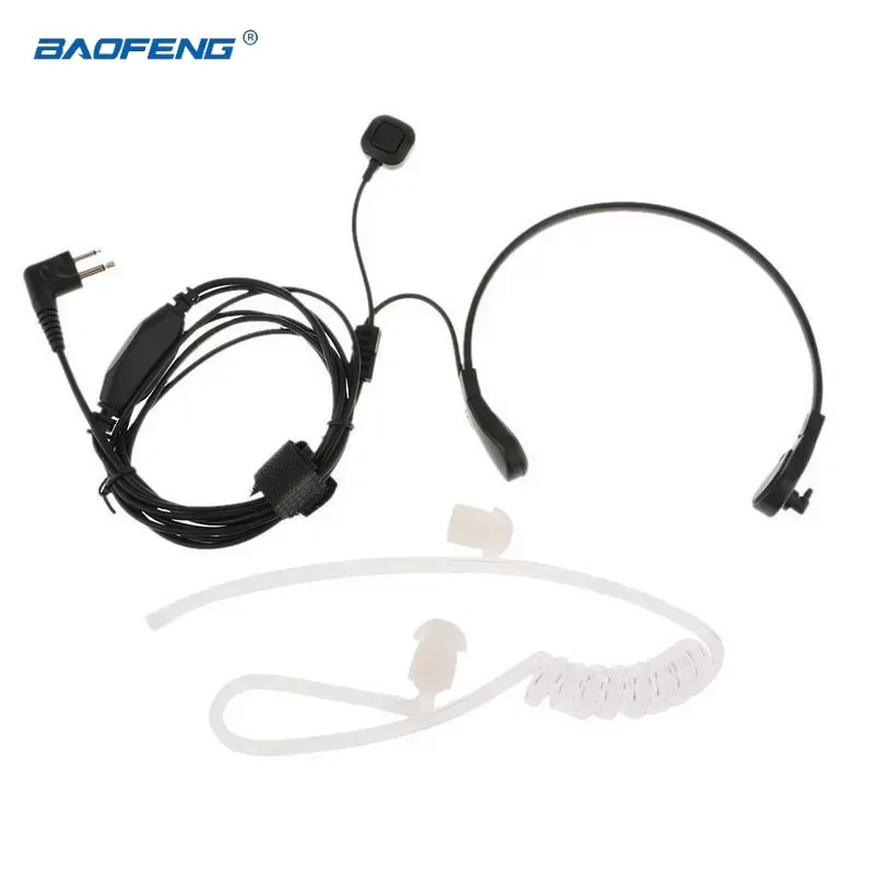 

Throat Vibration Finger PTT Air Tube Headset Microphone for Motorola GP300 CT150 CT450 CP040 CP200 EP450 Walkie Talkie Accessory