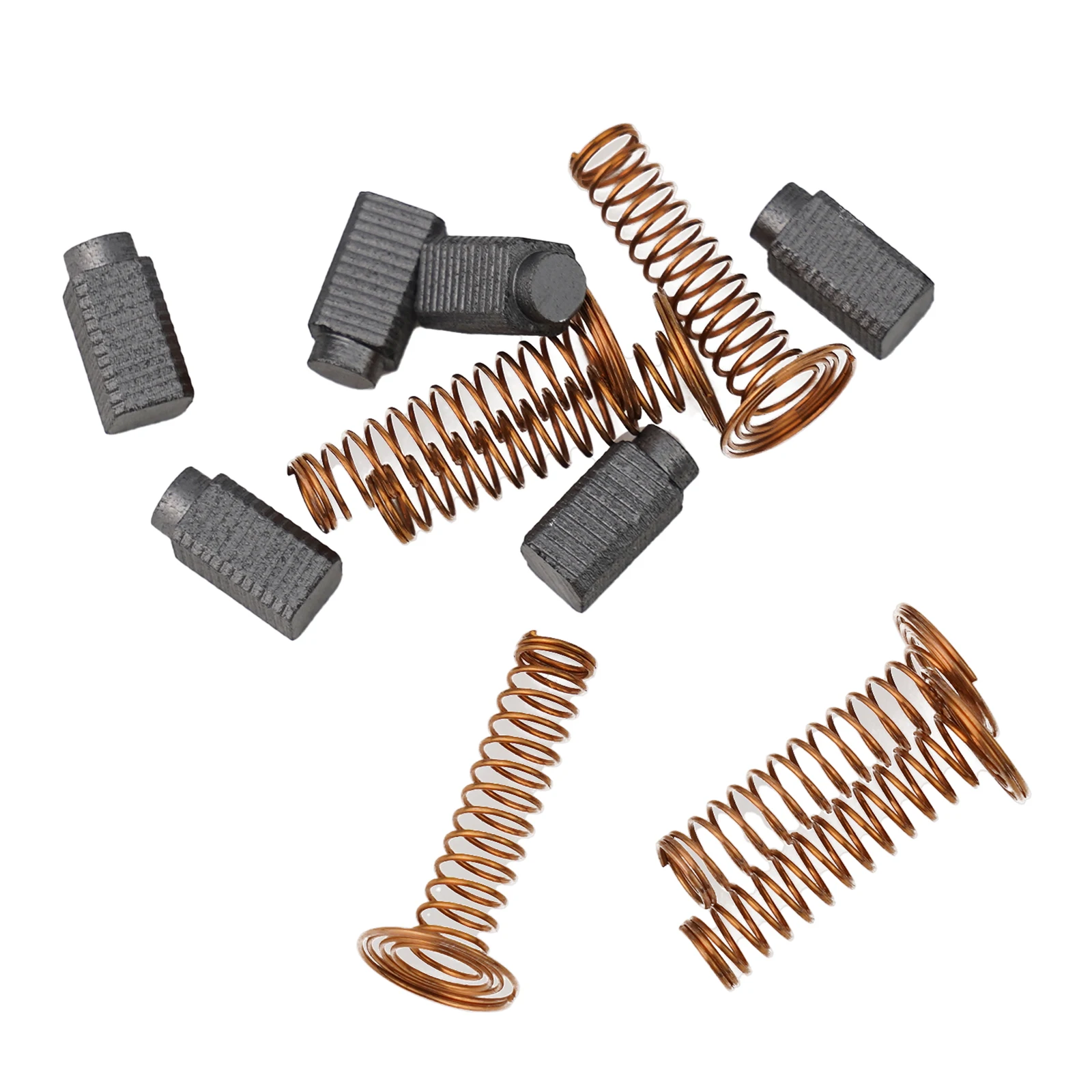 6pcs Carbon /Brush 7.9x5.5x4.8mm With Spring Wire For D3000 Electric Motor Rotary Tool Grinder Replacement Parts