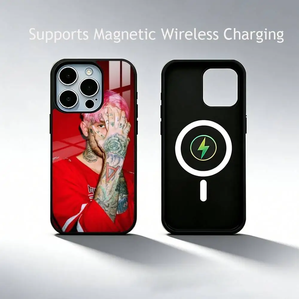 Lil Peep Star Shopping   Phone Case For iPhone17,16,15,14,13,12,11 Plus,Pro Supports Magnetic Wireless Charging