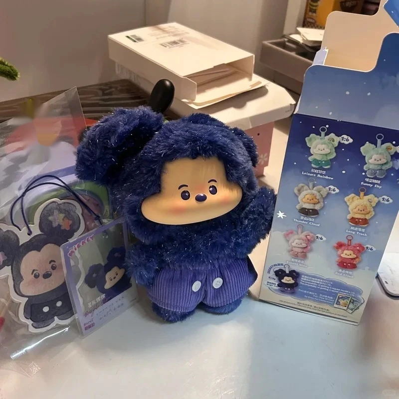 

Miniso Микки Голова в облаках Серия Виниловая плюшевая слепая коробка Рюкзак Подвеска Украшение Аниме Фигурка Детские подарки на день рождения Игрушки