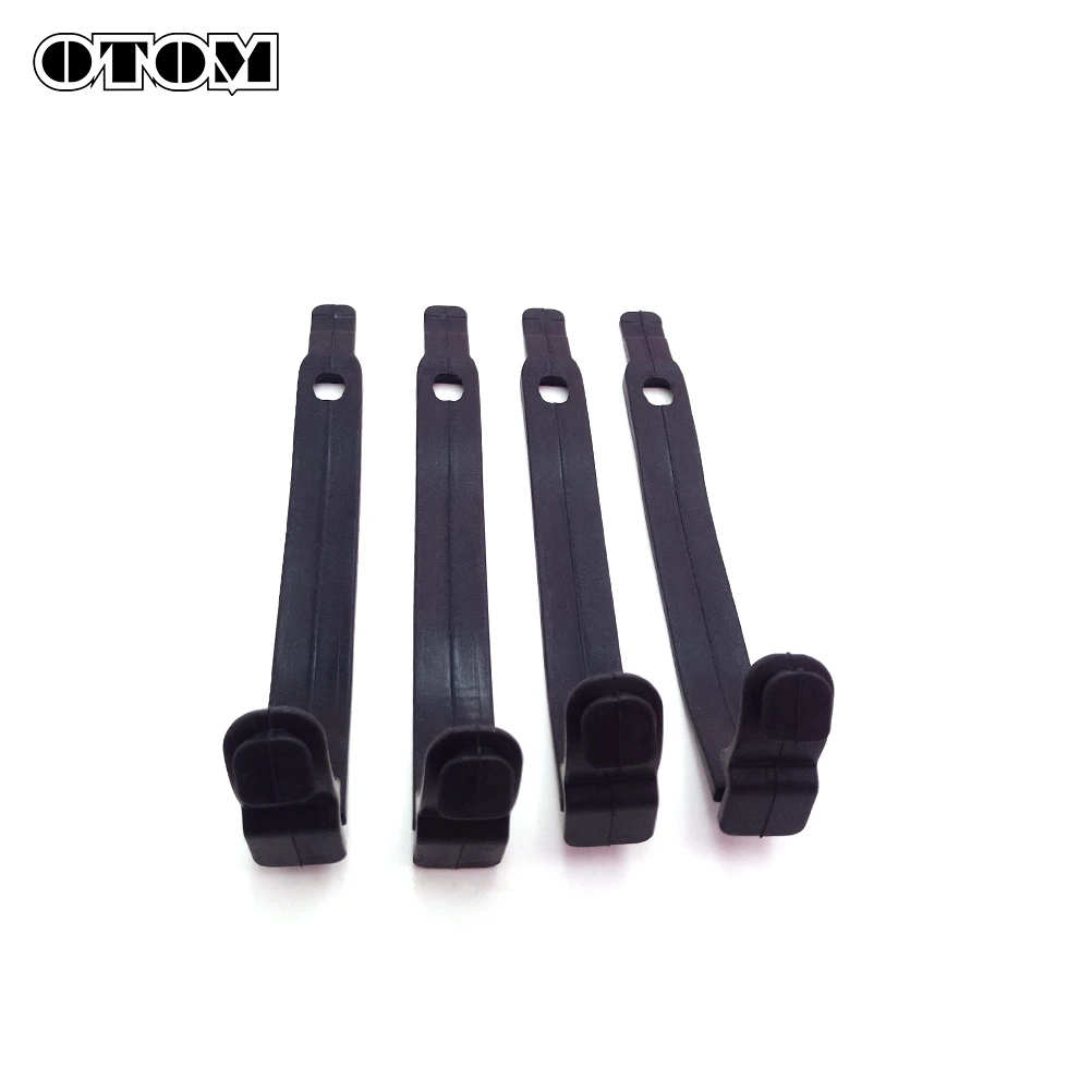 OTOM 4Pcs Motorcycle Headlight Mount Bracket Fork Ear Chopper Headlamp Holder Clamp Adjustable Fixing Strips 78108003000 For KTM