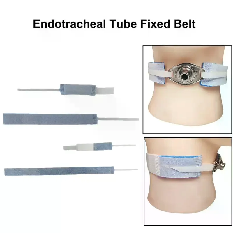 

Медицинский трахеальный катетер Ультра-мягкая фиксация Ремень для трахеостомической трубки Мягкая губка Поддержка шеи Фиксированный держатель ремня для трахеостомы