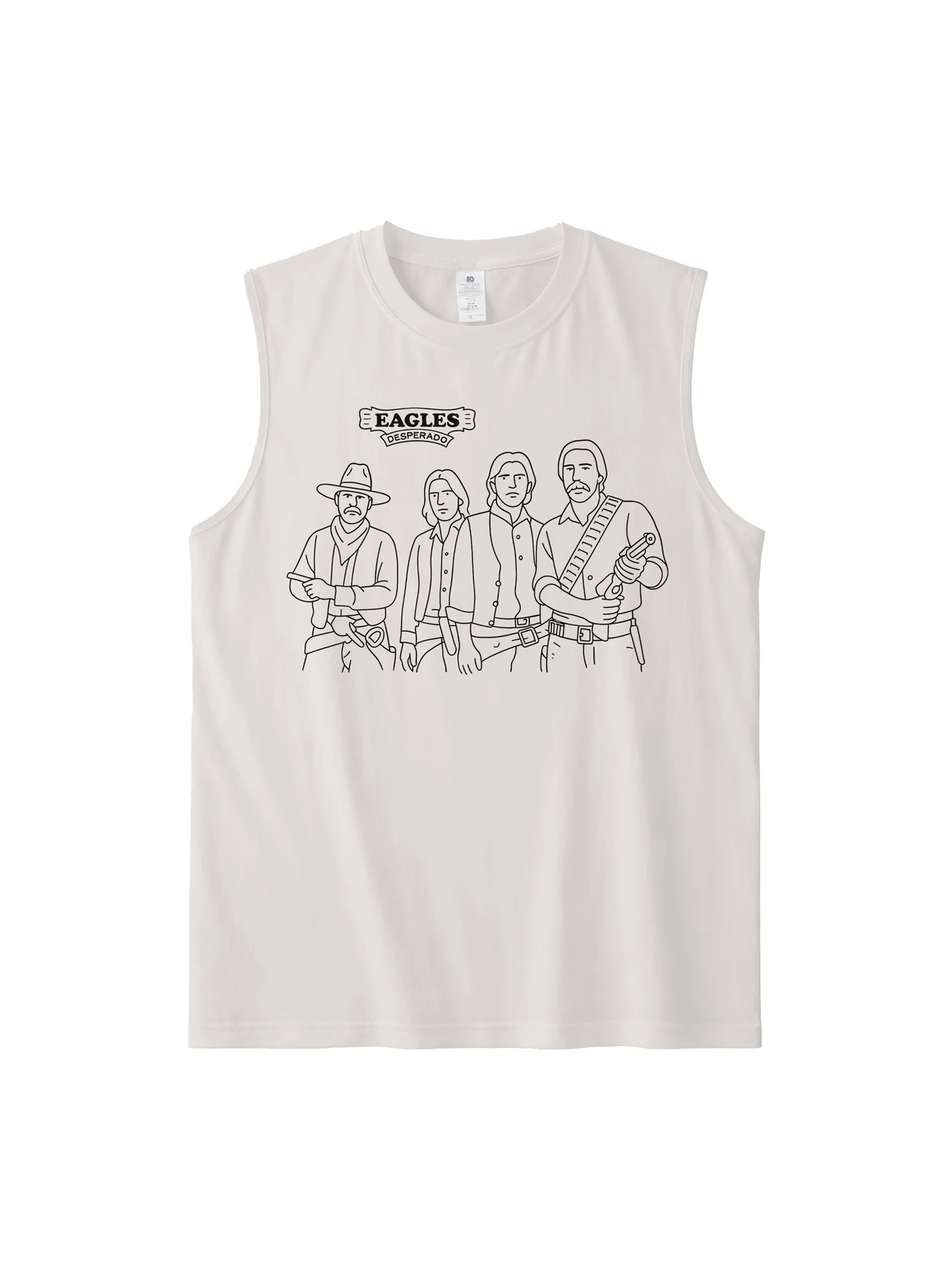 Eagles Band American Casual Pure Cotton Rock Style Sleeveless Tank Top Youth Summer Fashion Printed Sweat Absorbent Outerwear