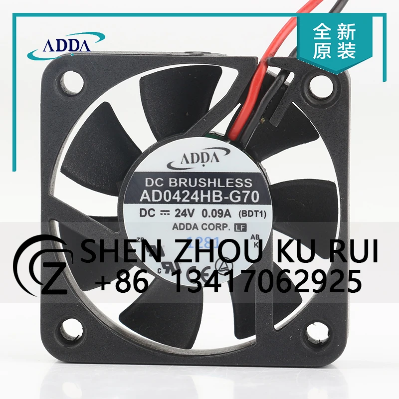 

ADDA 4010 40X40X10MM 4CM 5V 12V 48V DC24V 0.09A AC EC power dedicated chassis Ultra-thin silent inverter AD0424HB-G70 coolingfan