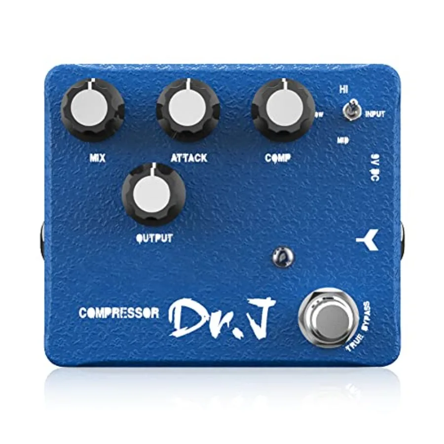 

Compressor Pedal and Clean Boost with 3 Band EQ Sustain Effects for Electric Guitar High-end Edition Dr.J Series D55