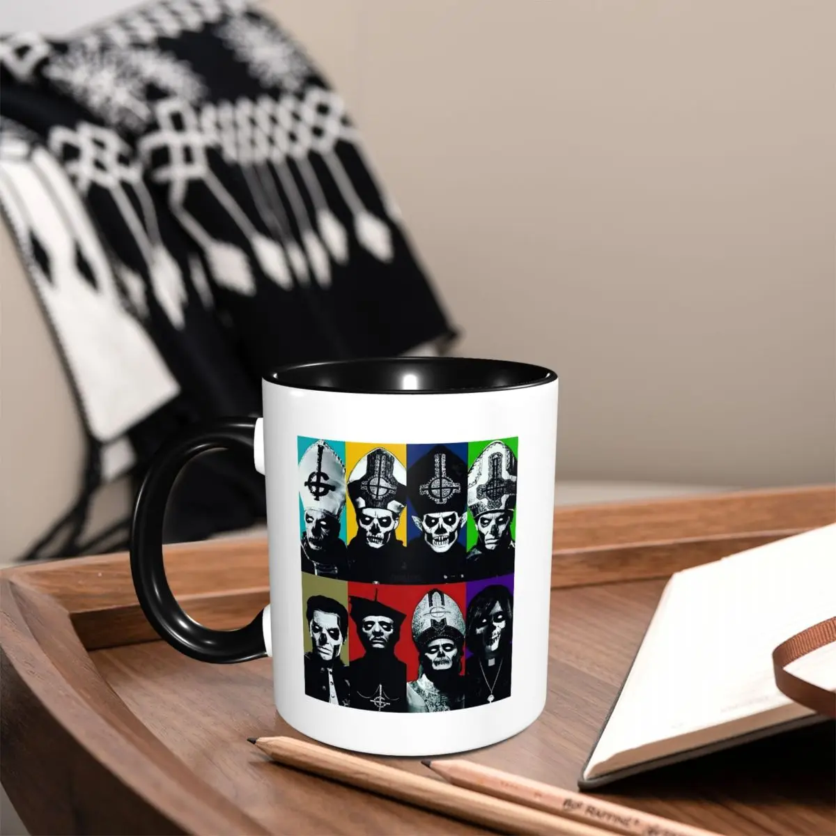 Ghost B.C. Band Mug Funny Ceramic Coffee Cups Tea Mugs Milk Cup Drinkware Gifts for Friends