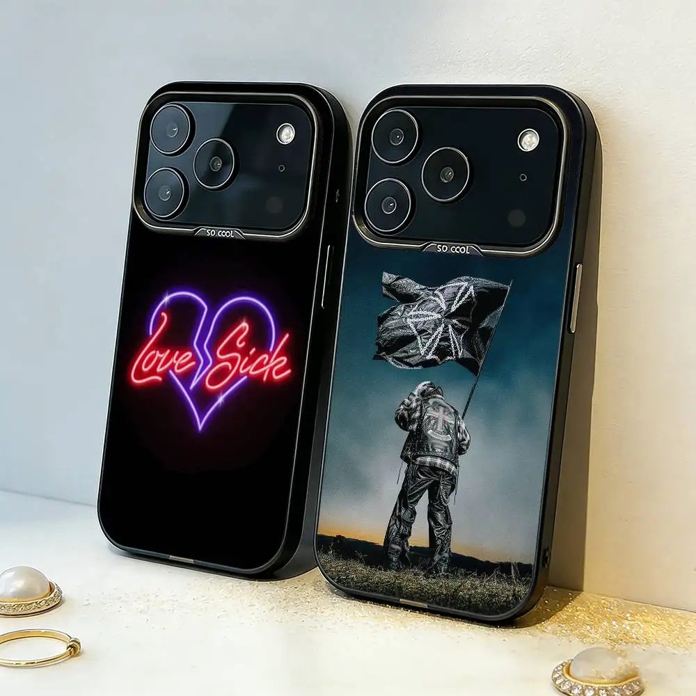 

Rapper D-Don T-Toliver Singer Phone Case For iPhone17,16,15,14,13,12,11,Pro,MAX White Matte Shockproof Cover