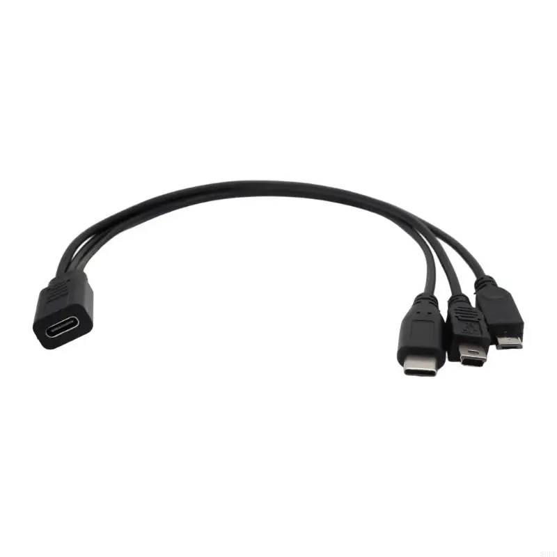 MultiDevice USB C Charging Cable Highly speed Data Sync Wire for Phones Tablets Rapid File Transfer 30cm/11.81inch 83CF