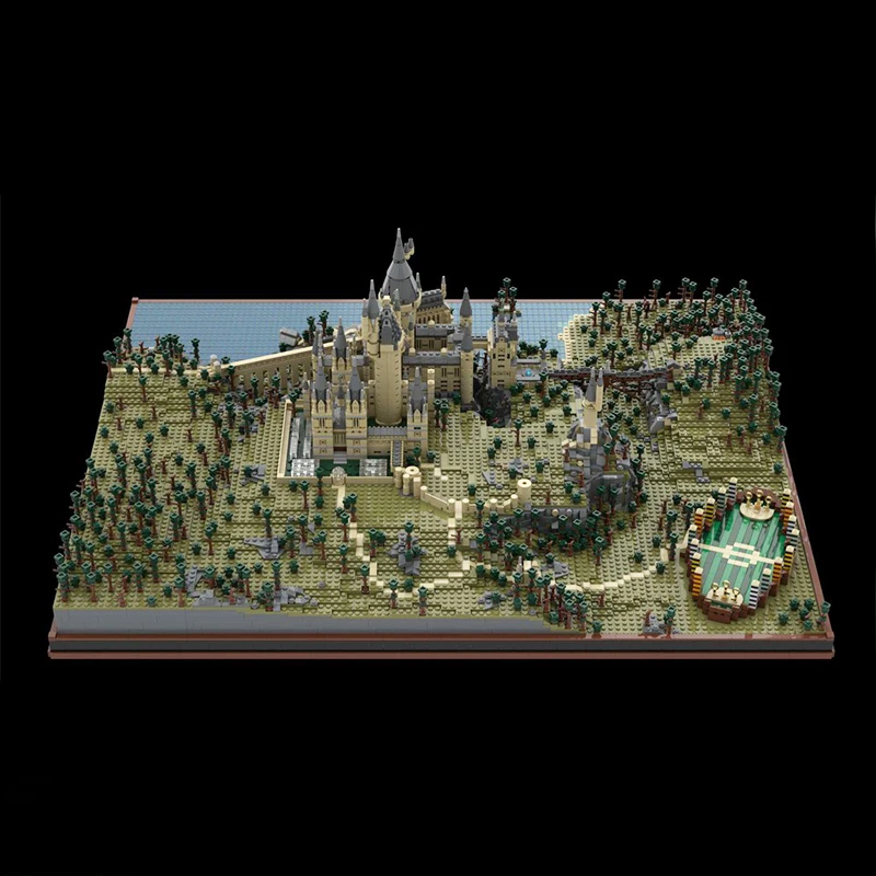 14880pcs MOC Harry Hogwarts Castle - The Definitive Version Model Building Blocks Christmas Gift Architecture Toy Brick Creative