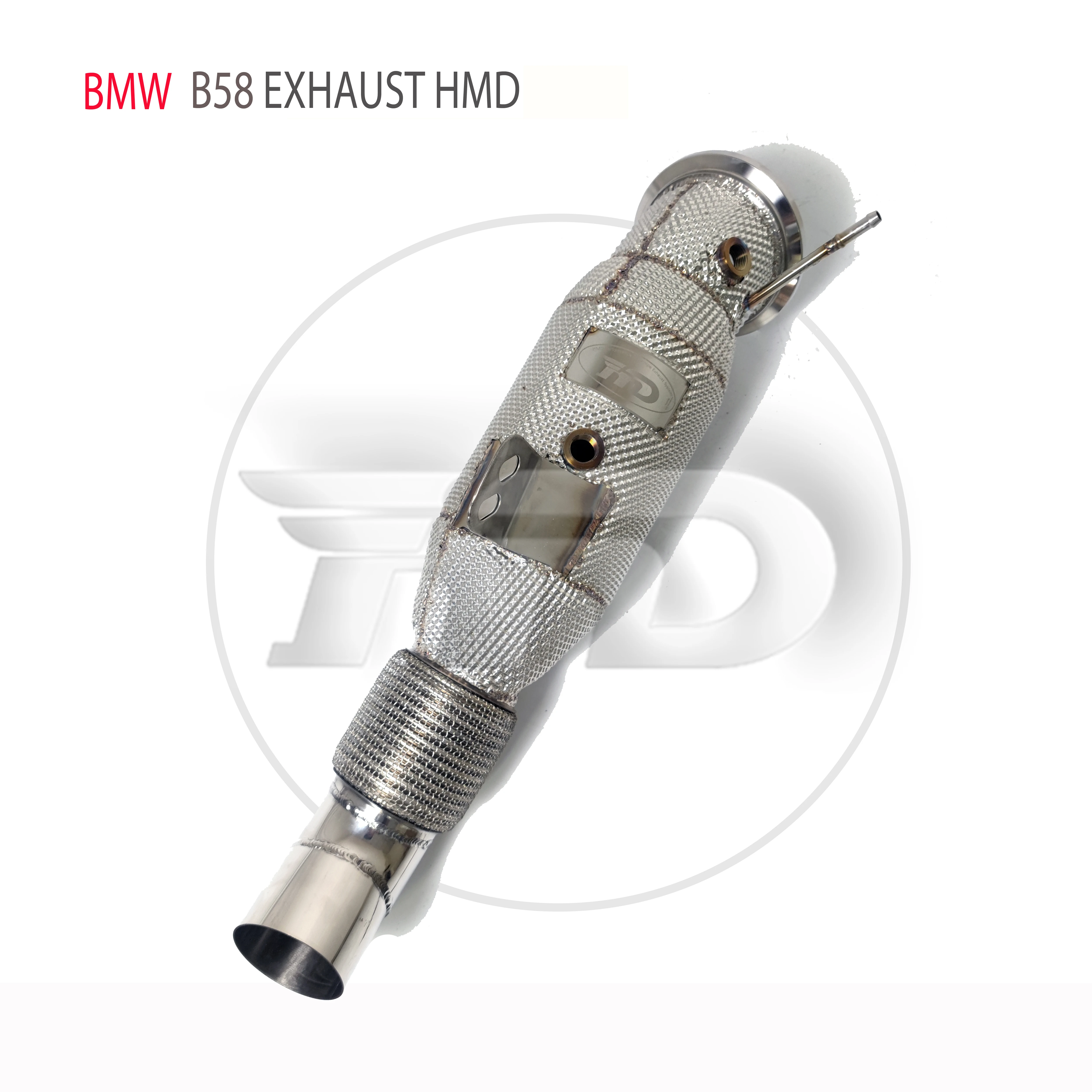 HMD Exhaust System High Flow Performance Downpipe for BMW 840i B58 Engine 3.0T Car Accessories With Cat Pipe