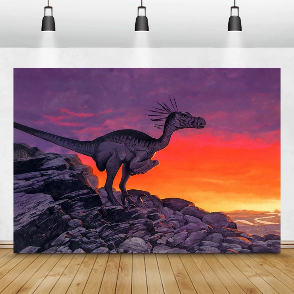 

Cartoon Dinosaur Theme Happy Birthday Kids Party Backdrop Photography Living Room Decoration Welcome Banner Jurassic Period