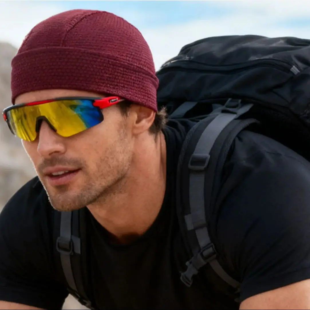 

Быстросохнущая летняя шапка из ледяного шелка, спортивная кепка для бега, маленькая велосипедная шапка-подшлемник для мужчин и женщин