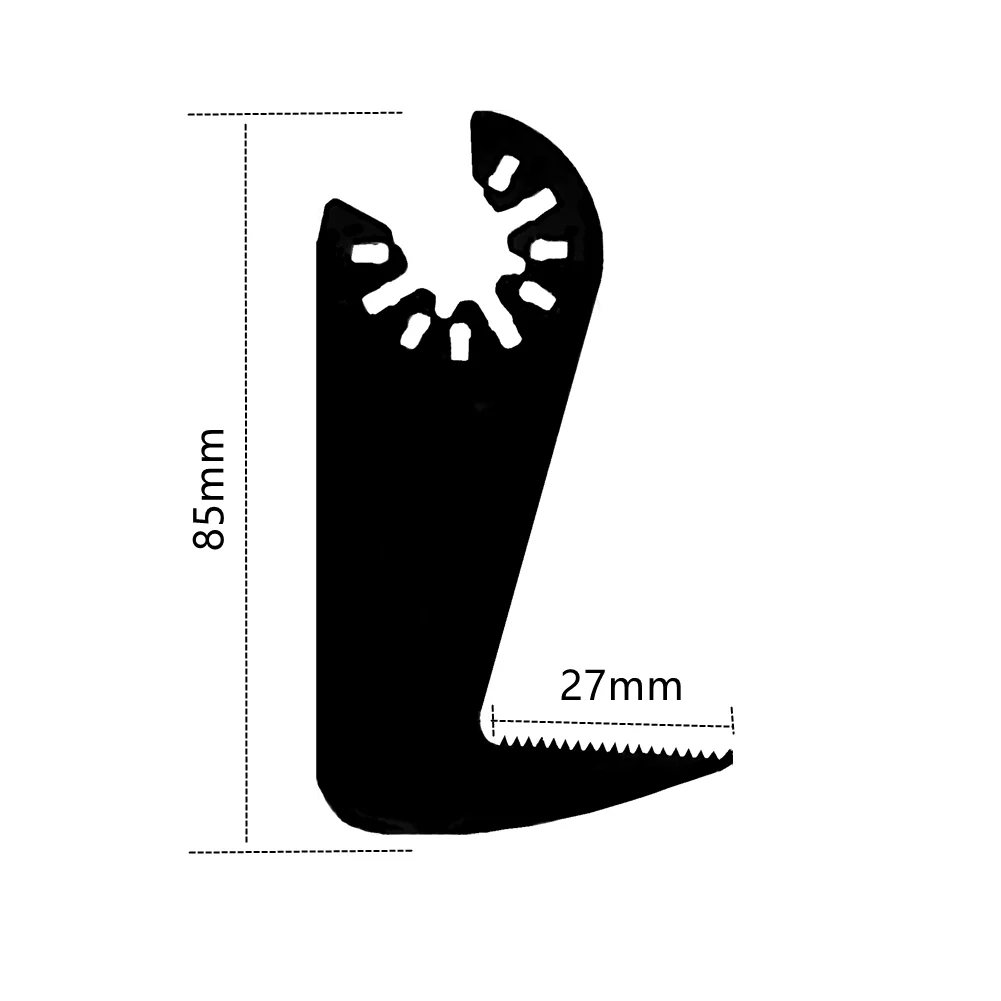 2Pcs Oscillating Multi Tool Blade Quick Change Saw Blade Set For Plaster Wood Plastic Panel Renovation Cutting Tool Accessories