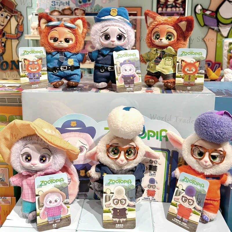 

【Предпродажа】 Zootopia Judy Rabbit/Nick Fox/Sheep Mayor Фигурка Аниме Игрушка Оригинальная Коллекция Моделей Слепая Коробка Слипая Коробка На День Рождения