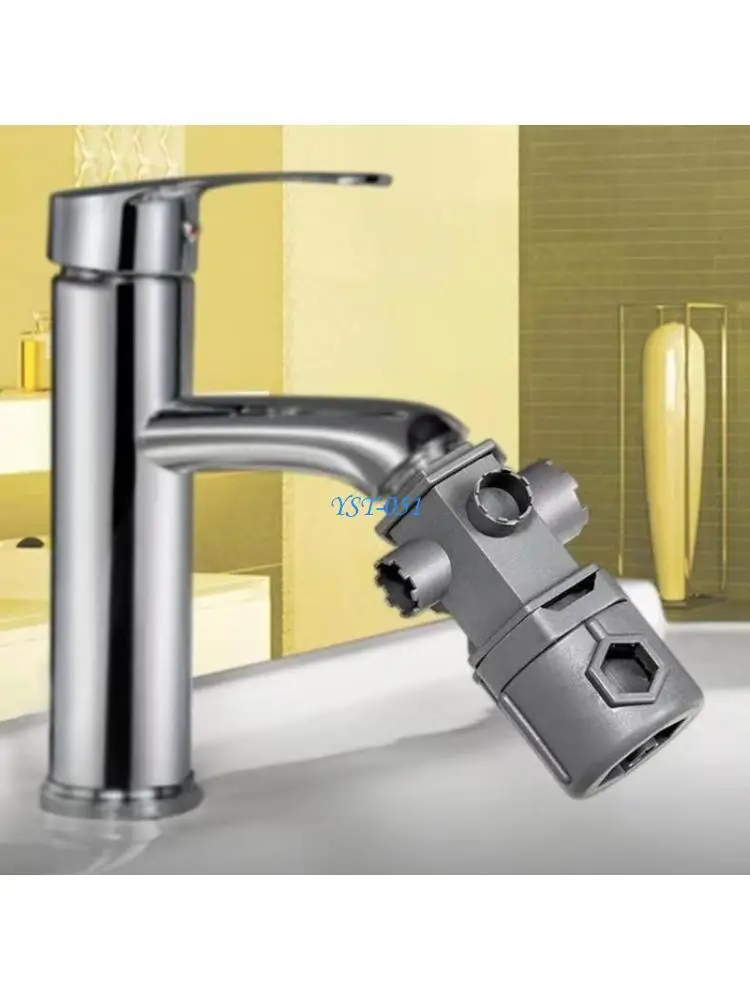 

E15A 2pcs 16 In 1 Plumbing Wrench Aerator Removal Tool for Home and Professional Use