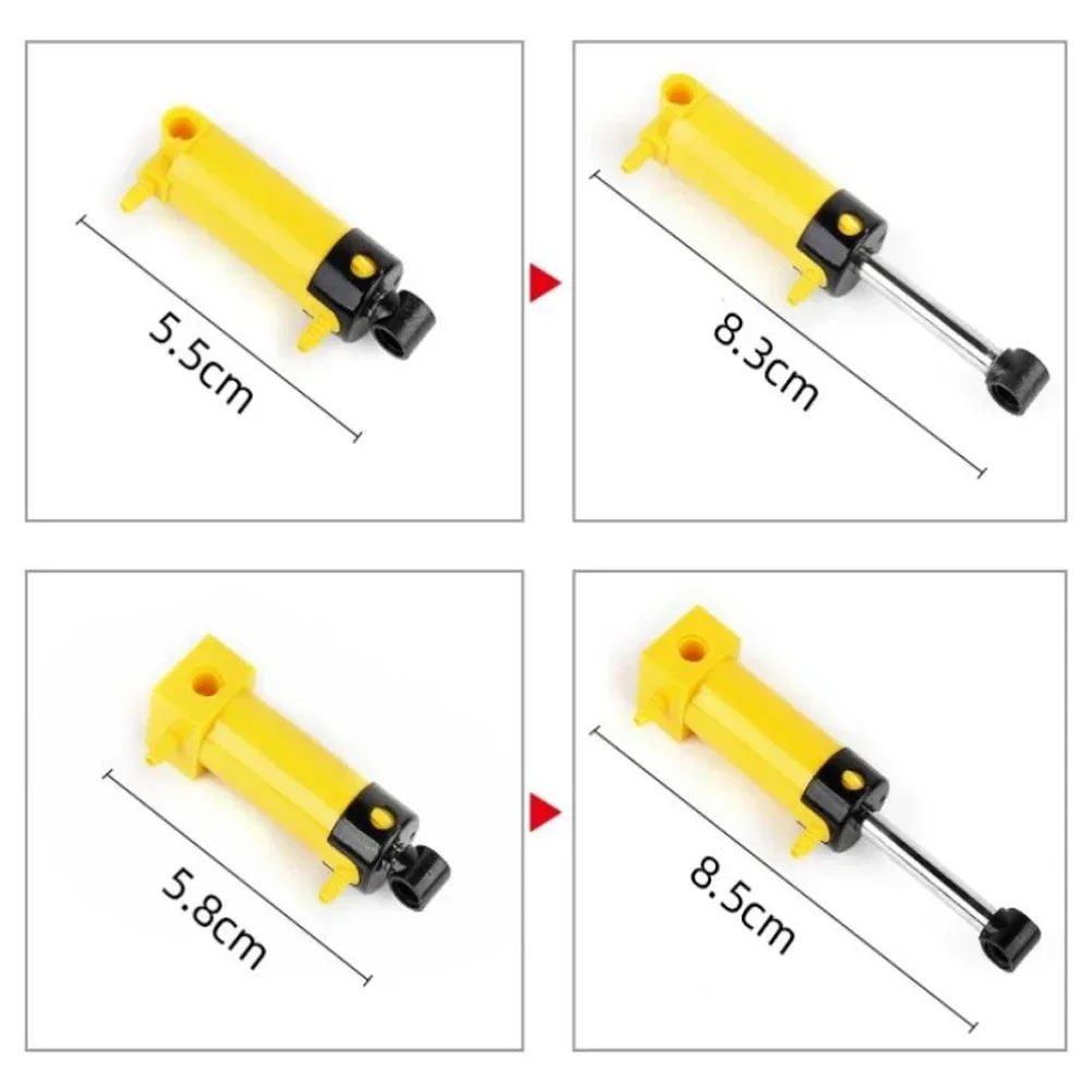 MOC Bricks Technical Parts Pneumatic Pump Small V2 with Reinforced Cylinder Hose Air Power Bricks Compatible With 8800 Blocks