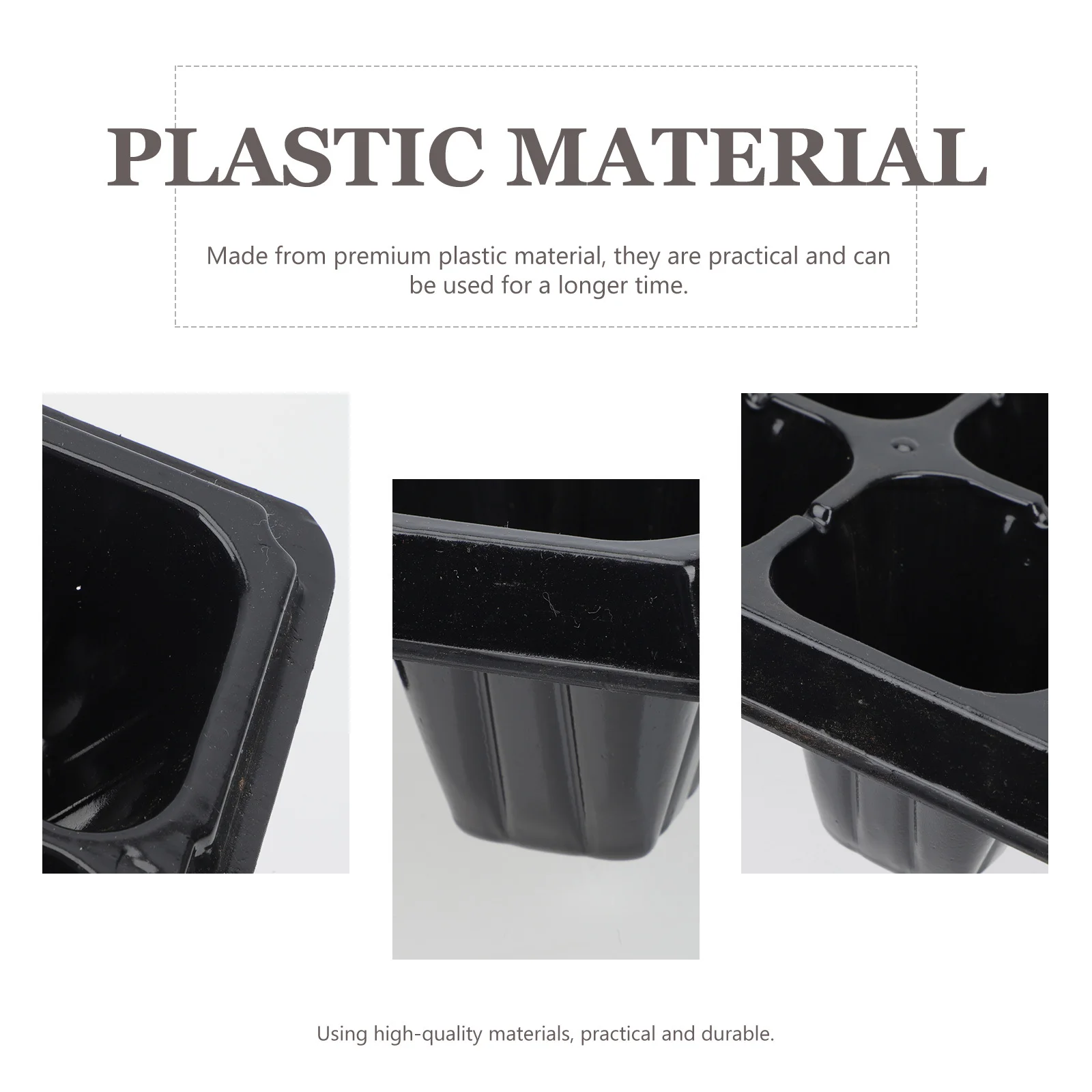 

10 шт. тарелки для проращивания растений, утолщенный пластиковый лоток для проращивания растений, высокая скорость бутонья, детские лотки для выращивания сада, инструмент для посадки