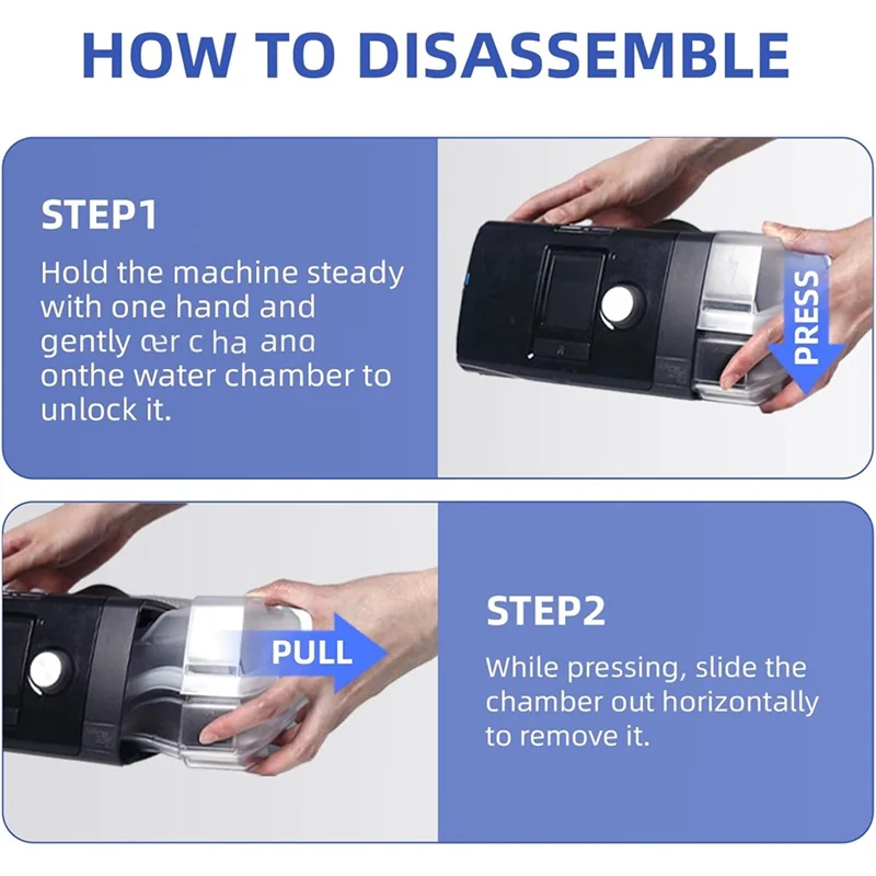 Airsense 10 및 Aircurve 10 교체용 CPAP 장치용 AAAF 가습기 액세서리 물 챔버