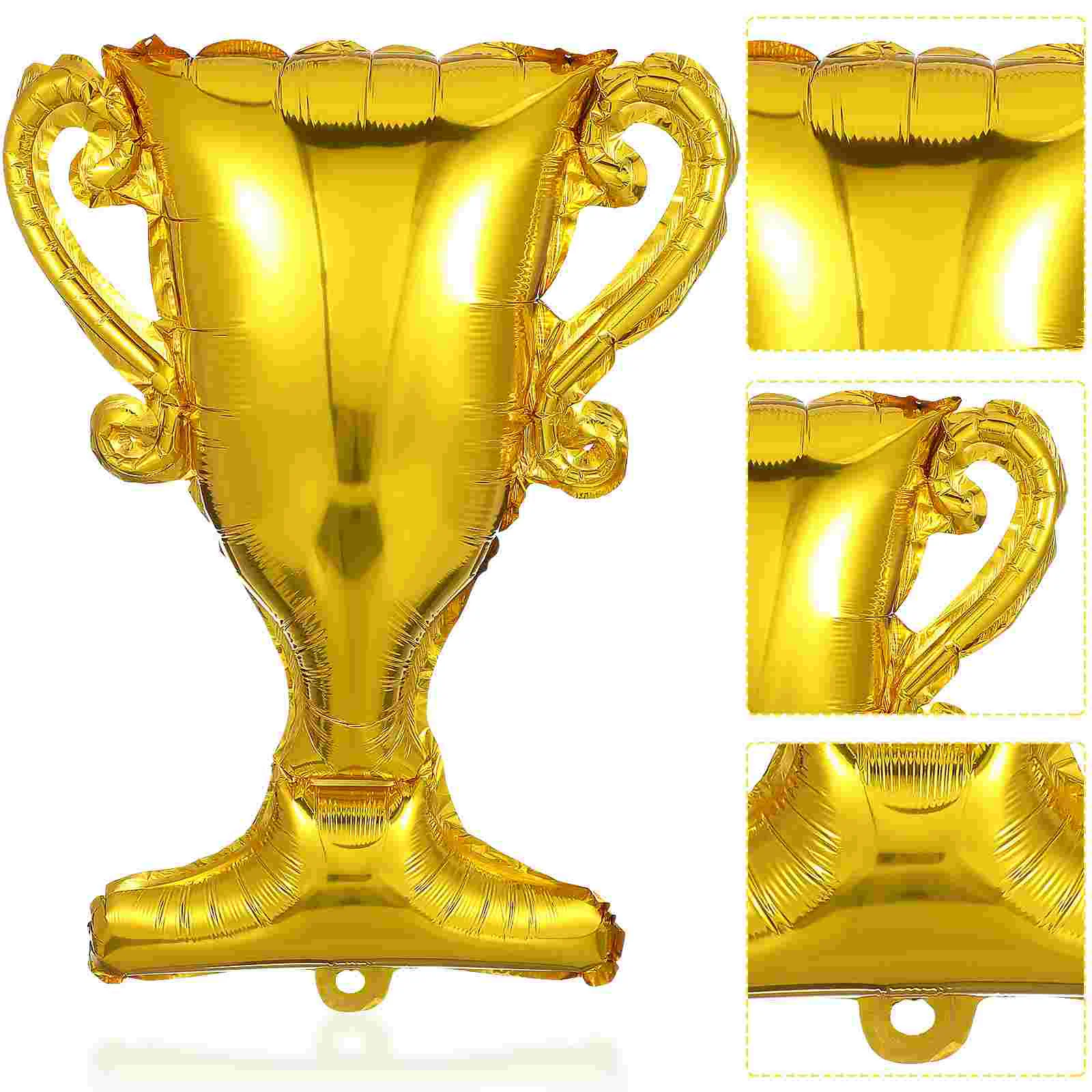 5 Pcs Trophy Aluminum Film Balloon Gold Balloons Foil Decorate Congrats Graduation Party Decorations Bride Supplies