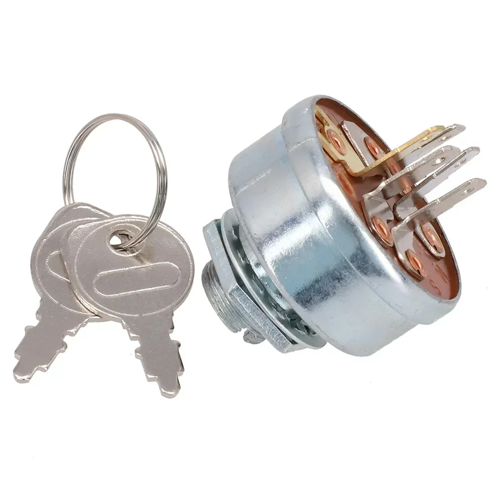 Compatible 5-Pin For Ignition Switch For Roper Lawn Tractor With Keys Fits For Murray Models 300275 9250267 365402