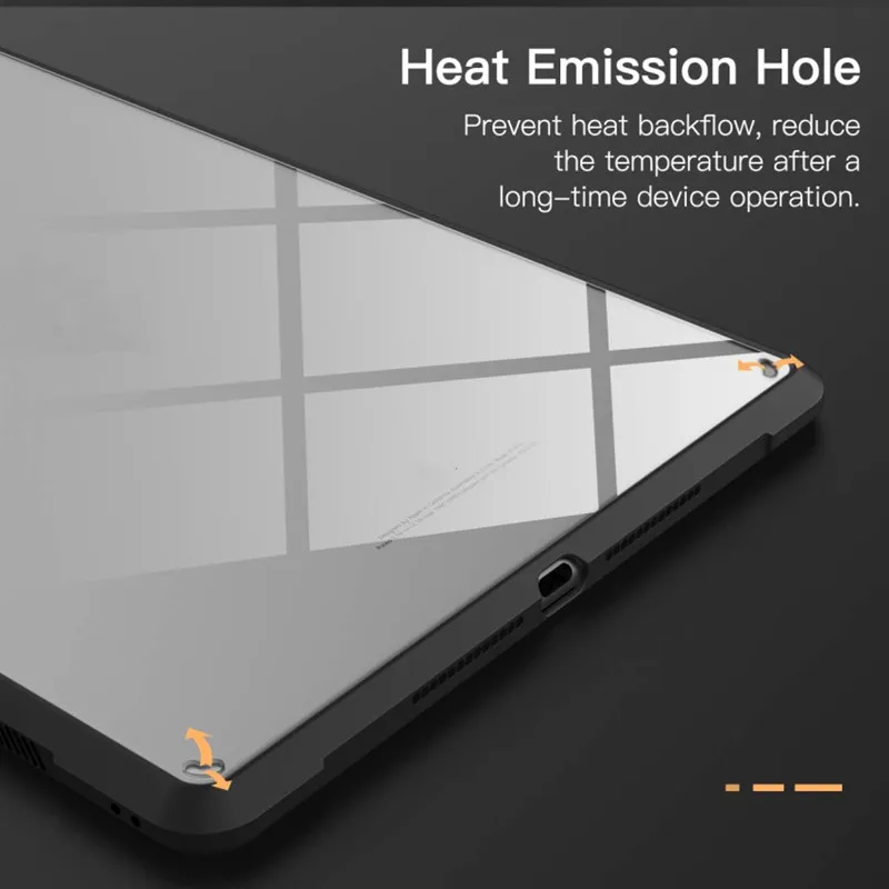 Чехол для нового iPad 9-го поколения 2021/8-го поколения 2020/7-го поколения 2019, гибкий защитный прозрачный чехол из ТПУ с воздушной подушкой для iPad 10,2