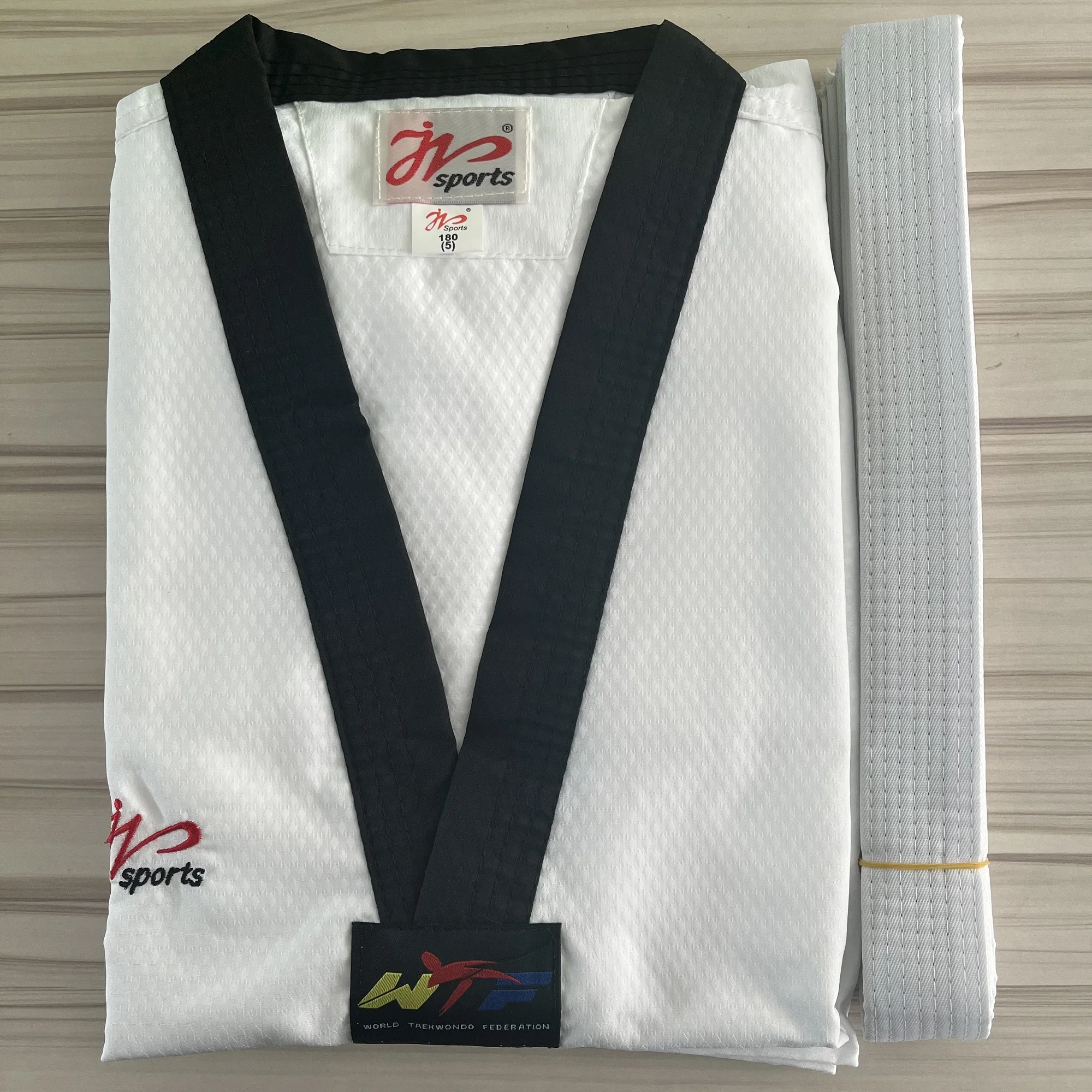 2022 New Adult Male Female Kids White Cotton Uniform WTF Approved Taekwondo Student Gi Equipment Doboks Karate Equipment