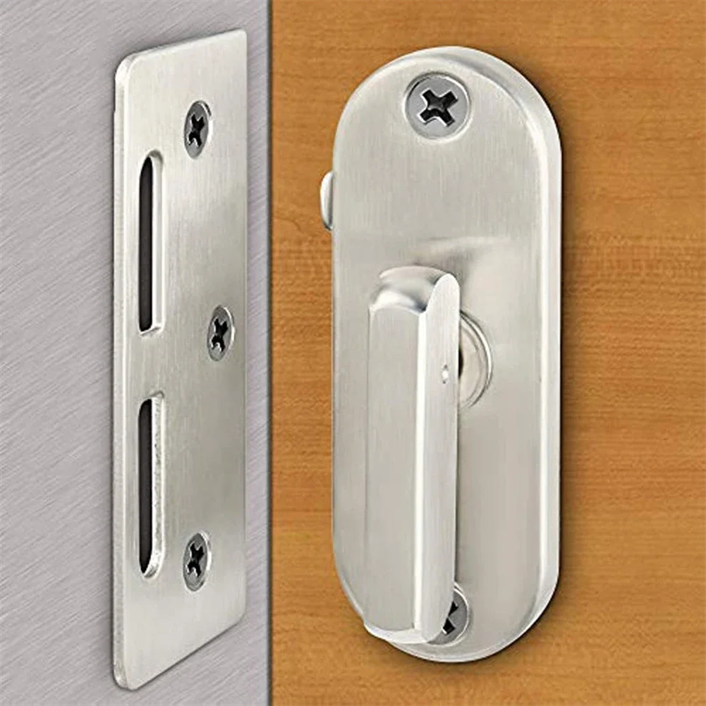 90 Degree Hasp Latch Lock Sliding Door Hook Lock Barn Lock Aluminum Alloy Wooden Door Window Lock Sliding Door Hook Lock