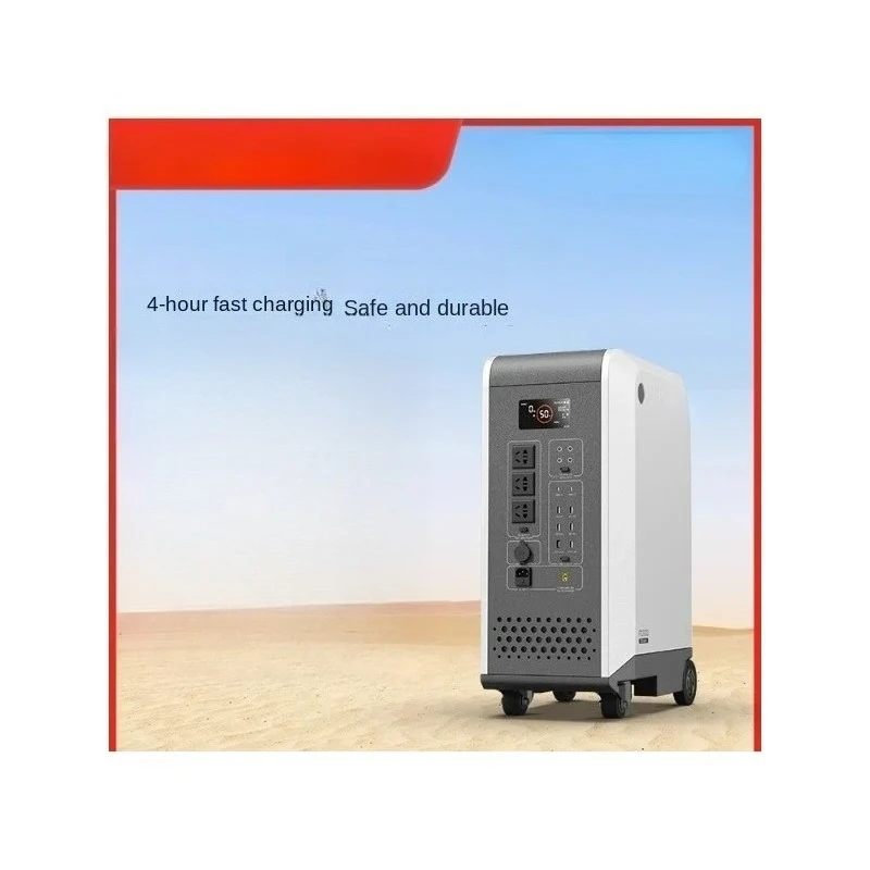 Mobile Power Supply 5 Degrees Electric Capacity 2300W High Power Energy Storage Outdoor Power Supply 220V Emergency RV